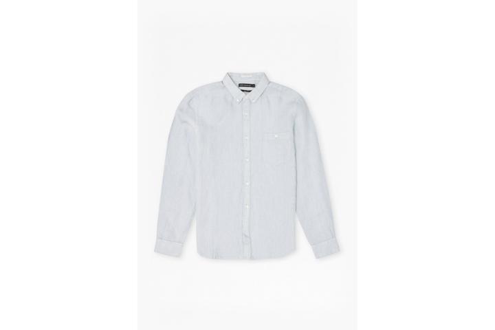 French Connection Linen Striped Shirt