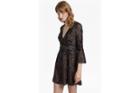 French Connection Esme Shimmer V Neck Floral Dress