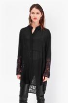 French Connection Taza Lace Oversized Shirt