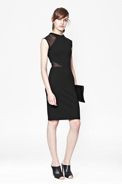 French Connection Viven Panelled Jersey Dress