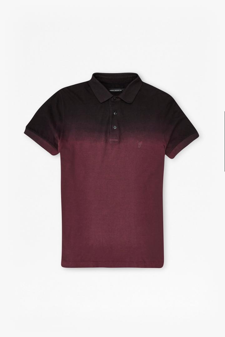 French Connection Wembley Dip Dye Polo Shirt
