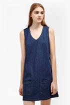 French Connection Penny Denim Pinafore Dress