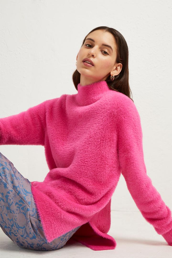 French Connenction Edith Knit Side Split Jumper