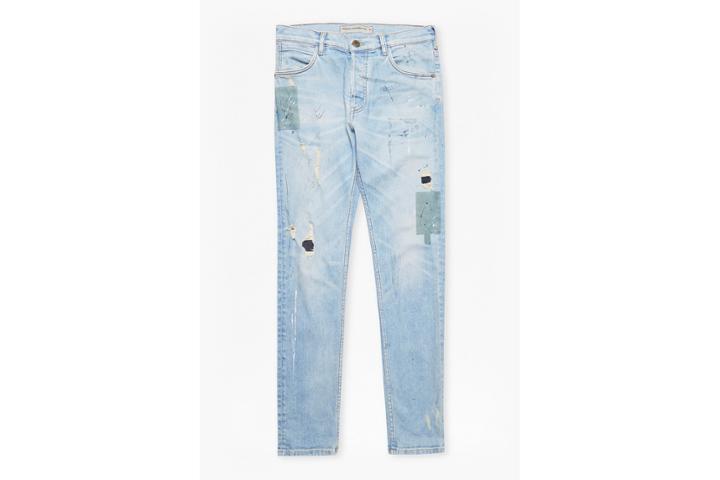 French Connection Fcuk Paint And Patch Denim Jeans