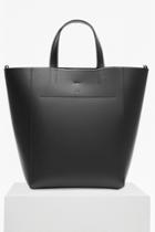 French Connection Vachetta Leather Tote Bag