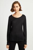 French Connenction Viscose Round Neck Top