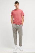 French Connenction Inter Peach Drill Slim Trousers