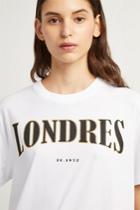 Fcus Londres Foil Slogan T-shirt