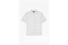 French Connection Lifeline Harvard Striped Short Sleeve Shirt