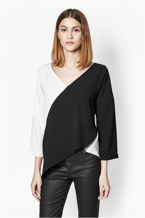 French Connection Arrow Asymmetric Top