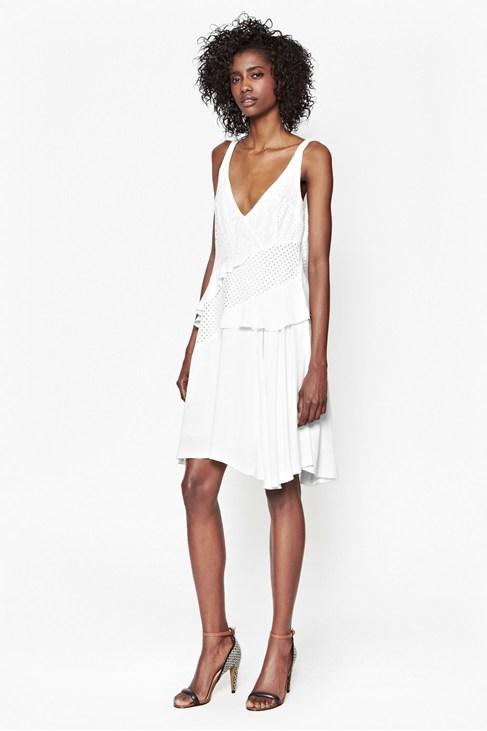 French Connection Ripple Lace Dress