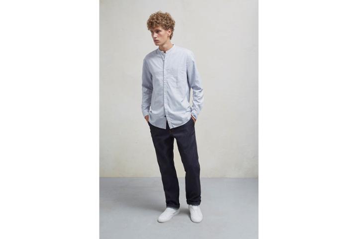 French Connection Como Mouline City Stripe Shirt