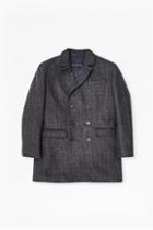 French Connection Fine Tweed Wool Coat
