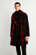 French Connenction Oversized Check Coat