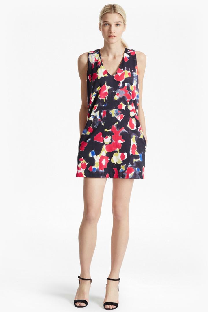 French Connection Bella Lula Floral Print Mini Dress