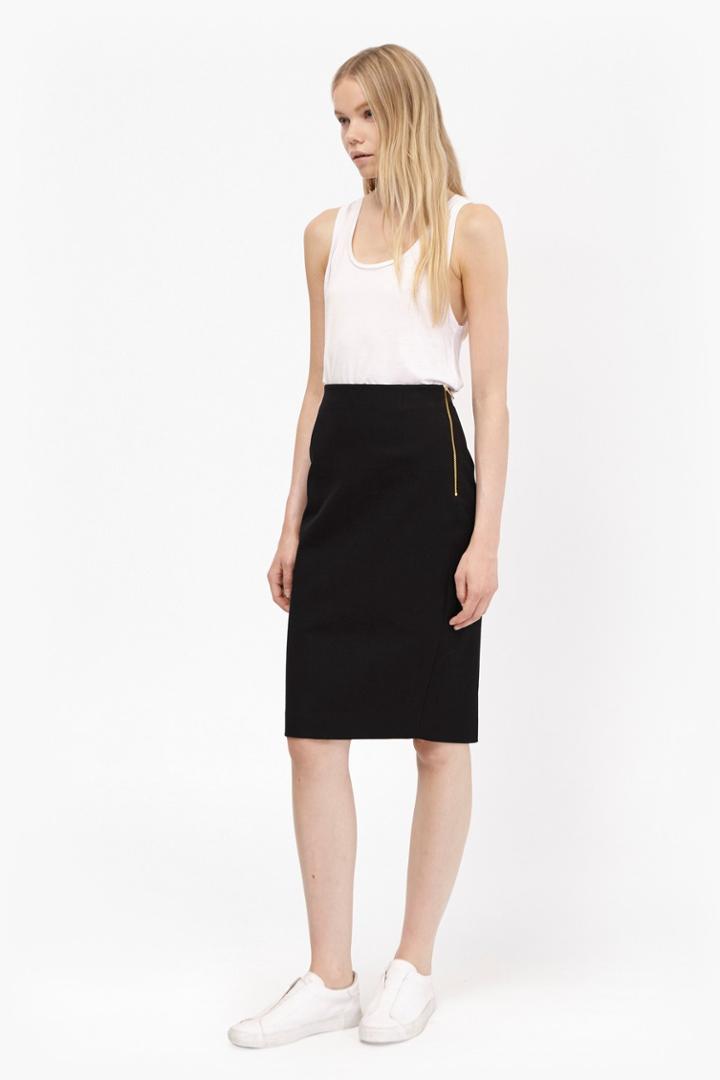 Fcus Street Twill Pencil Skrt Short