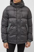  Poly Grain Panelled Puffer Jacket