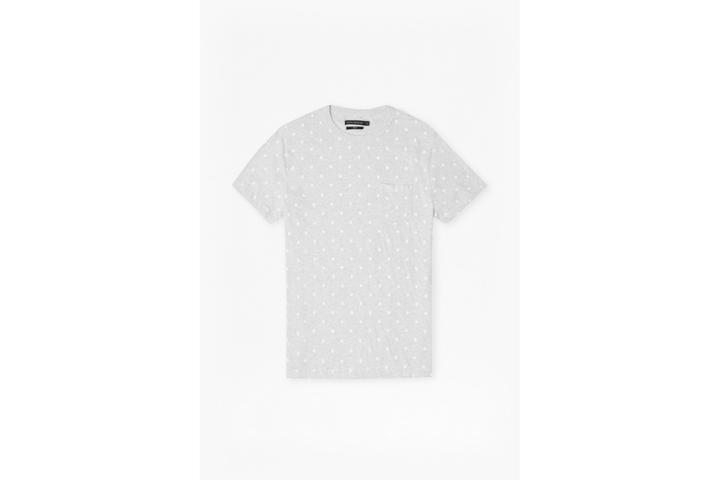 French Connection Io Dot Sim Fit Printed T-shirt