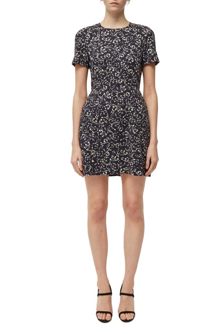 French Connenction Audrene Flare Short Sleeve Dress