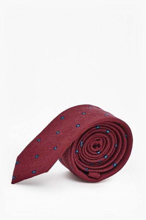 French Connection Harris Wool And Silk Spotty Tie