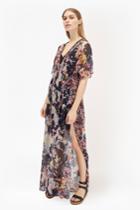 French Connection Evelyn Rose Chiffon Maxi Dress