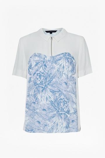 French Connection Flight Of Fancy Floral Shirt