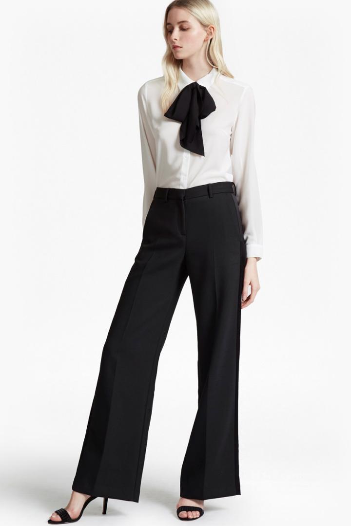 French Connection Bow Tie Blouse