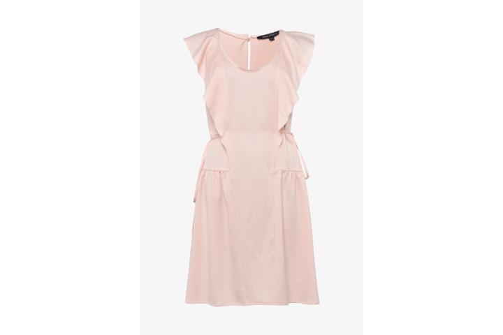 French Connection Nia Drape Capped Sleeve Mini Dress