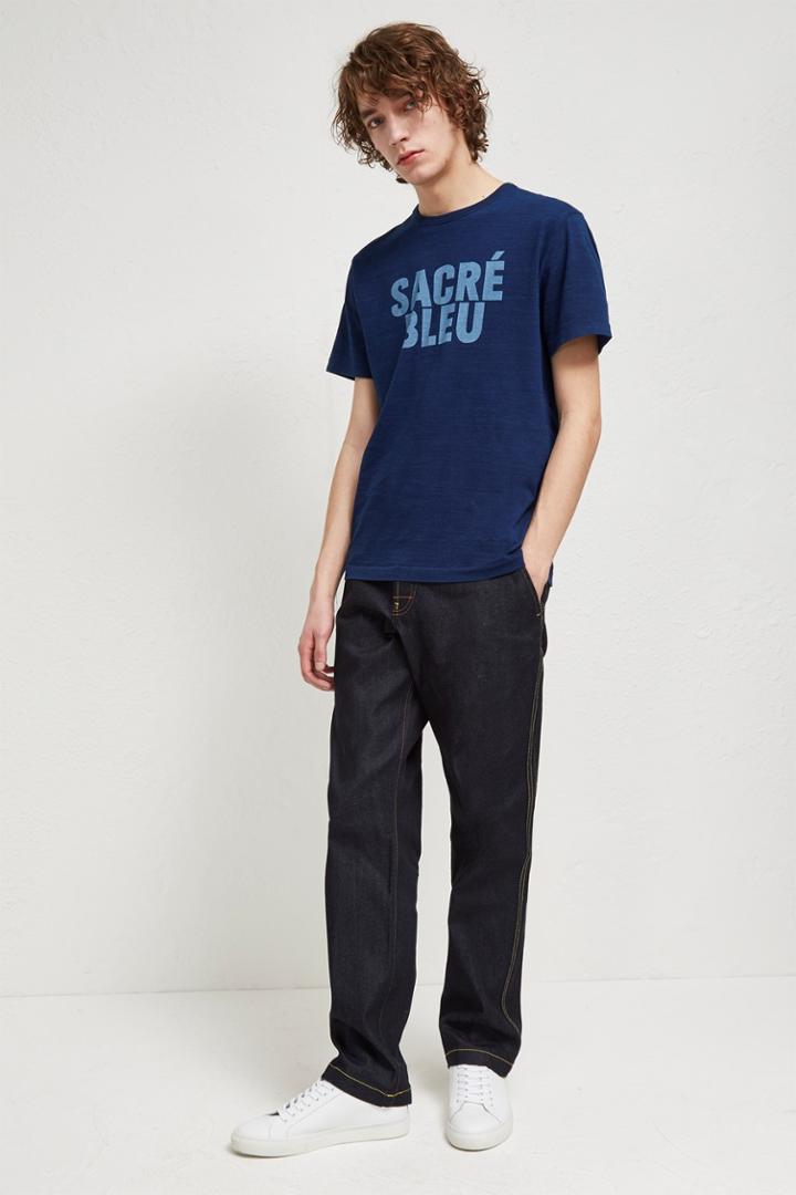 Fcus Sacr Bleu Crew Neck T-shirt