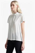 Fcus Classic Crepe Pleated Back Shirt