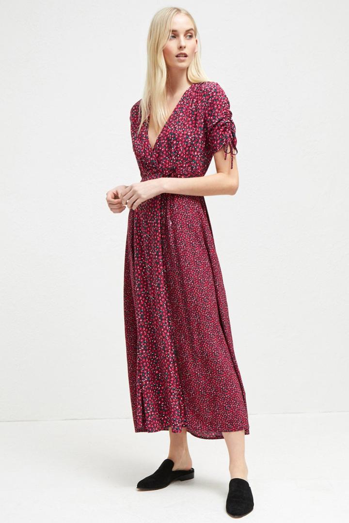 Fcus Aubine Fluid Floral Maxi Dress