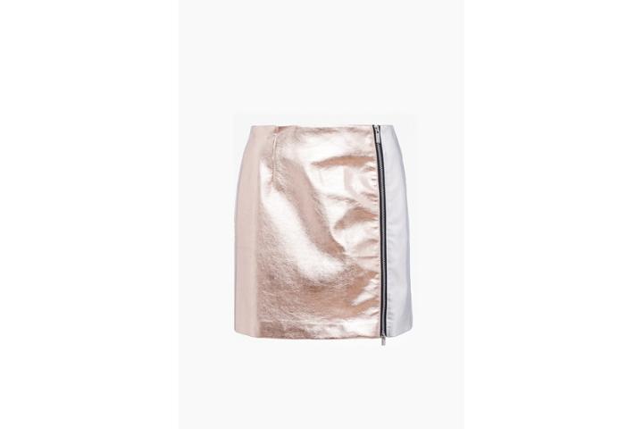 French Connection Audrey Pu Mini Skirt