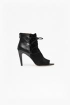 French Connection Quintina Lace Up Heeled Boots