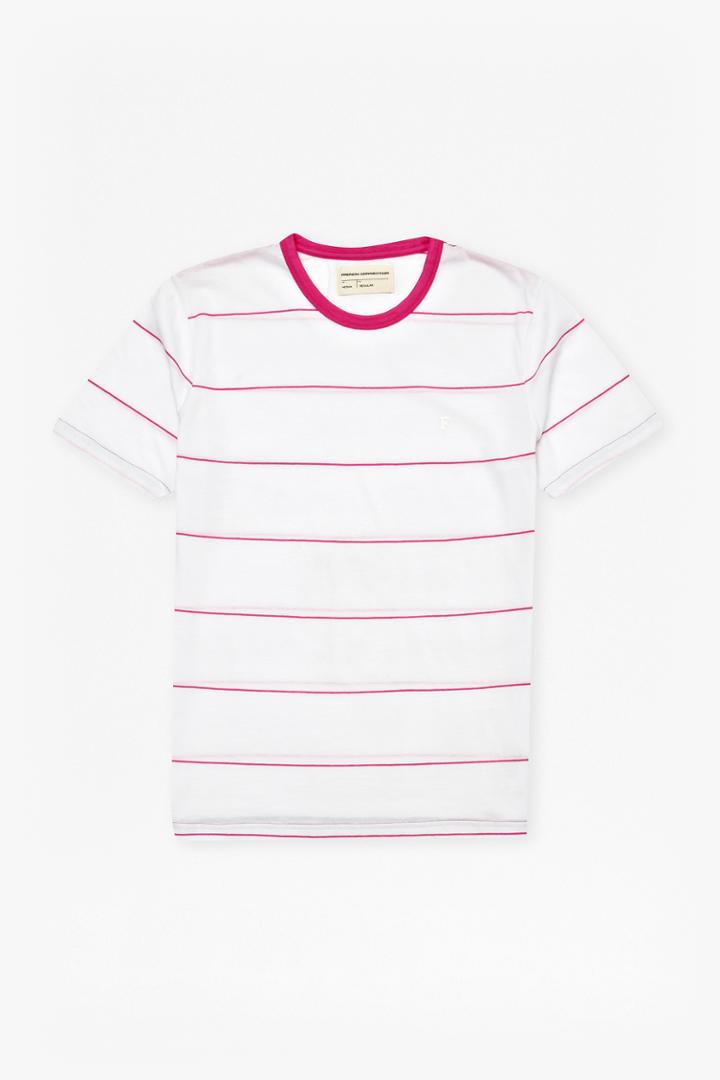 French Connection Iteso Peached Stripe T-shirt
