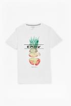French Connection Pineapple Graphic T-shirt