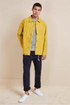 French Connenction Waxed Varsity Harrington Jacket
