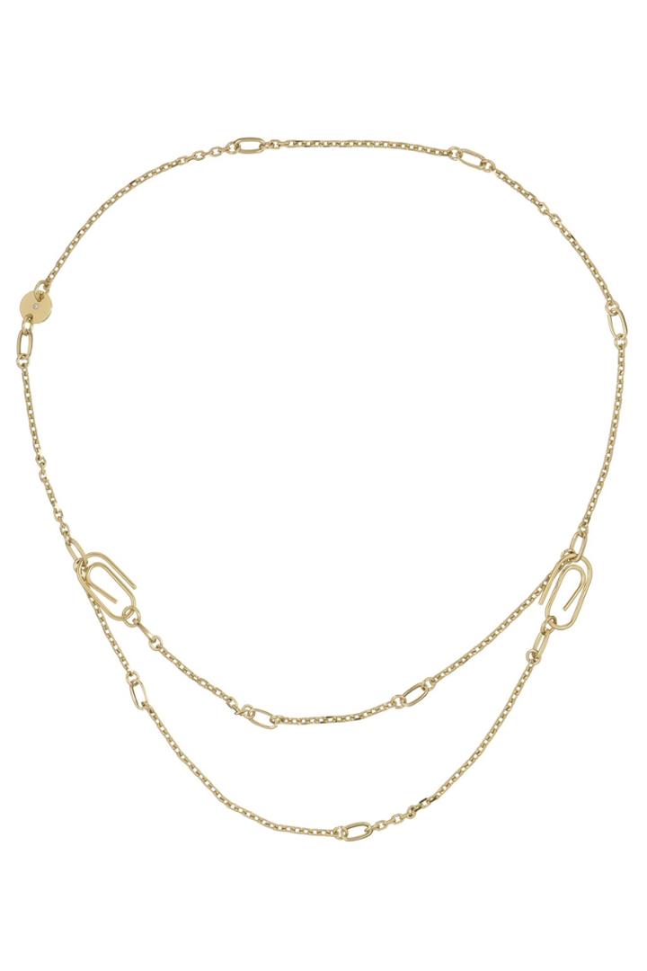 French Connection Paperclip Chain Necklace