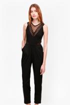 French Connection Savannah Mesh Jumpsuit