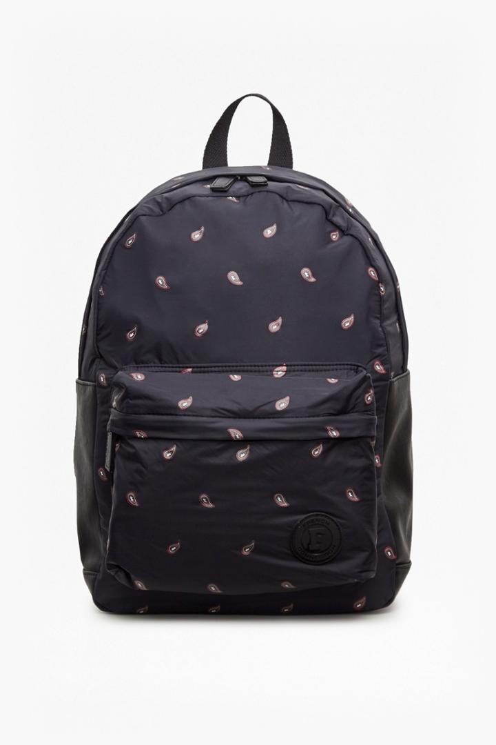 French Connection Printed Paisley Backpack
