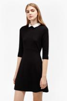 French Connection Fresh Jersey Shirt Collar Dress