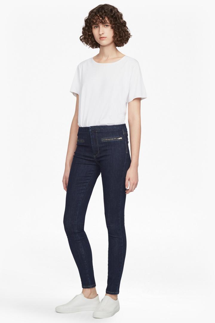 French Connenction Rebound Zip Skinny Jeans