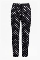 French Connection Dotty Spot Ankle Grazing Trousers