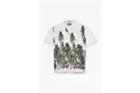 French Connection Palm Tree Printed Short Sleeve Shirt