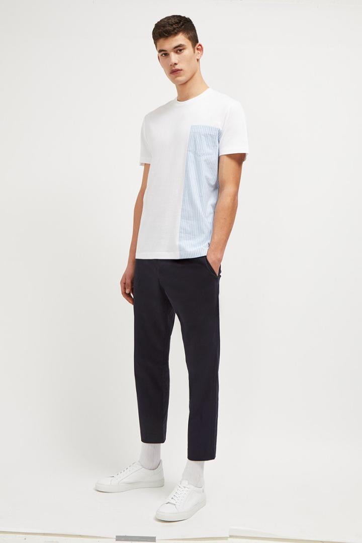 French Connenction Woven Patch T Shirt