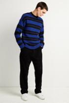 French Connenction Cotton Wool Varsity Stripe Sweater