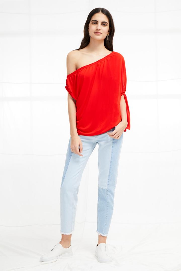 Fcus Tanna Jersey Asymmetric Top