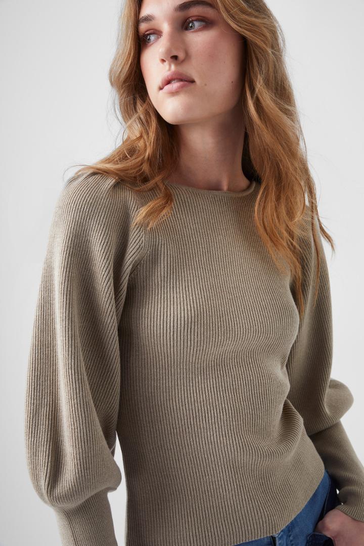 French Connection Joss Knit Slash Neck Jumper