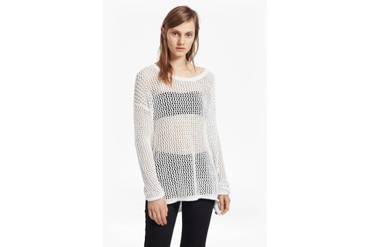 French Connection Faye Knit Fishnet Jumper