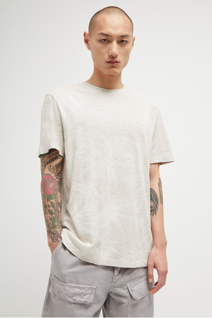 French Connenction Bamboo Print Slub T-shirt