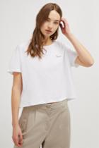 French Connenction Femme Slogan Cropped Tee